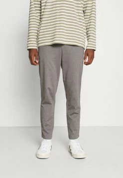 Tout neuf 😀 Selected Homme SLHSLIMTAPE JIM STRING FLEX - Pantalon Classique - Light Grey Melange 👏