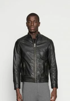 Tout neuf 😀 Selected Homme RACER - Veste En Cuir - Black 💯