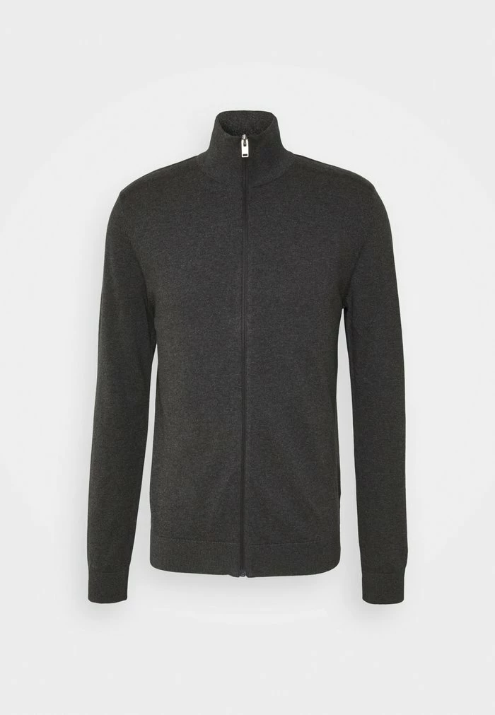 Sortie 🥰 Selected Homme SLHBERG FULL ZIP CARDIGAN - Gilet - Antracit/melange 💯 4 Sortie 🥰 Selected Homme SLHBERG FULL ZIP CARDIGAN - Gilet - Antracit/melange 💯 – Image 4