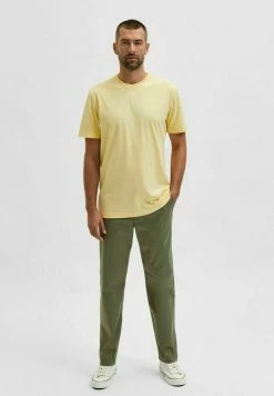 Grosses soldes ✔️ Selected Homme SLHSTRAIGHT FLEX - Chino - Deep Lichen Green 🤩