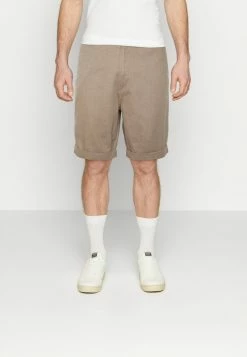 Promo 🧨 Selected Homme SLHLUTON FLEX - Short - Petrified Oak 🧨
