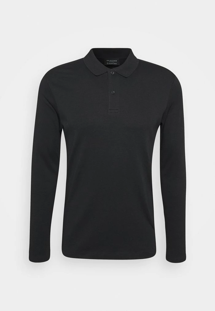 Acheter 😍 Selected Homme SLHPARIS - Polo - Black 🤩 4 Acheter 😍 Selected Homme SLHPARIS - Polo - Black 🤩 – Image 4