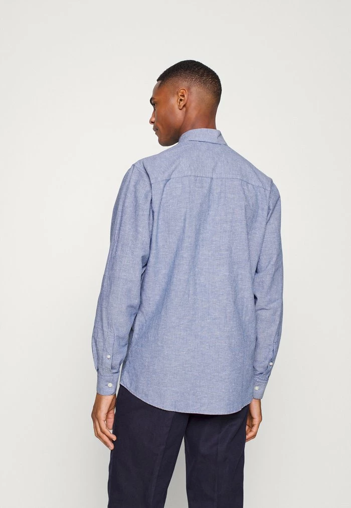 Remise 🔥 Selected Homme SLHSLIMNEW 👕 SHIRT - Chemise - Medium Blue 😉 3 Remise 🔥 Selected Homme SLHSLIMNEW 👕 SHIRT - Chemise - Medium Blue 😉 – Image 3