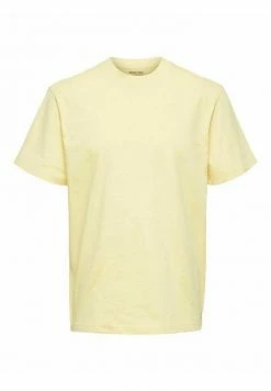 Sortie 😉 Selected Homme SLHRELAXCOLMAN O NECK - T-shirt Basique - Sunlight 🔥 -Selected Homme Soldes Boutique 8200339a47b44682be94a4896191f8af