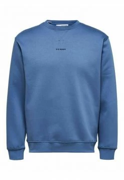 Le moins cher 🎉 Selected Homme LANGÄRMELIGER - Sweatshirt - Bering Sea 😉