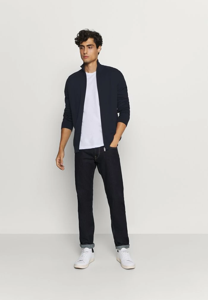 Budget 🎁 Selected Homme SLHBERG FULL ZIP CARDIGAN - Gilet - Navy Blazer ✔️ 2 Budget 🎁 Selected Homme SLHBERG FULL ZIP CARDIGAN - Gilet - Navy Blazer ✔️ – Image 2