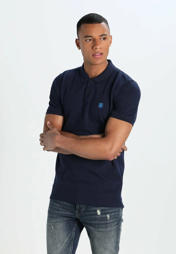 Nouveau ⌛ Selected Homme SLHARO EMBROIDERY - Polo - Peacoat 🧨 1 Nouveau ⌛ Selected Homme SLHARO EMBROIDERY - Polo - Peacoat 🧨