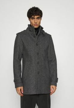 Coupon 🛒 Selected Homme SLHNOAH 🧥 COAT - Manteau Classique - Dark Grey/salt/pepper 🌟