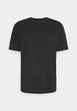 Meilleur prix ⌛ Selected Homme SLHLOOSEGILMAN O NECK TEE - T-shirt Basique - Black 🎉 -Selected Homme Soldes Boutique 8749c826d0254722b74941ca67d79589