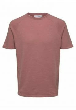 Nouveau ✨ Selected Homme T-shirt Basique - Ash Rose 🤩 -Selected Homme Soldes Boutique 878a874c82c643a28542d18d5b6fce52