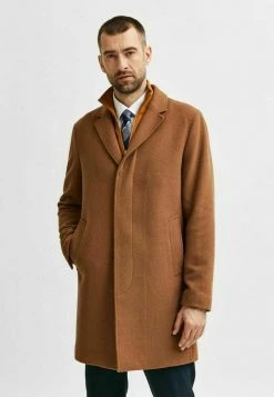 Meilleure affaire 🔥 Selected Homme Manteau Classique - Camel ✔️