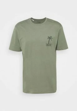 Tout neuf ⭐ Selected Homme SLHRELAXEDMILO ONECK TEE - T-shirt Imprimé - Sea Spray/back 🧨 -Selected Homme Soldes Boutique 8927f05d40804e50a2f70536c01e875a