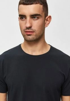 Top 10 🎁 Selected Homme T-shirt Basique - Black 👏 -Selected Homme Soldes Boutique 895f9de47bca40ef99b27da2d9b59b0e