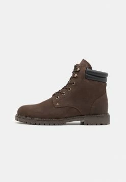 Nouveau 👍 Selected Homme SLHMICHAEL BOOT - Bottines à Lacets - Demitasse 🌟