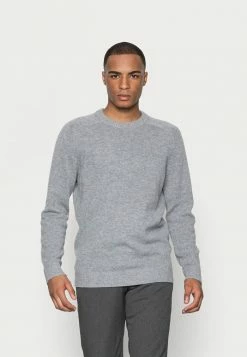 Coupon ❤️ Selected Homme SLHNEWCOBAN - Pullover - Medium Grey Melange 😍