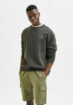 Nouveau 👏 Selected Homme RUNDHALS - Pullover - Pirate Black 💯