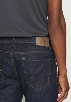 Bon marché 🎉 Selected Homme SLHSLIM LEON - Jean Droit - Dark Blue Denim 😍 -Selected Homme Soldes Boutique 8c6923f12d5d4a749b042d2e5a21a884