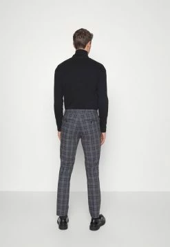 Acheter ✨ Selected Homme SLHMYLOLOGAN CHECK SUIT - Costume - Dark Grey Melange/light Blue 🎁 -Selected Homme Soldes Boutique 8da08dc78af74b89ac5bf2972f32c1c1