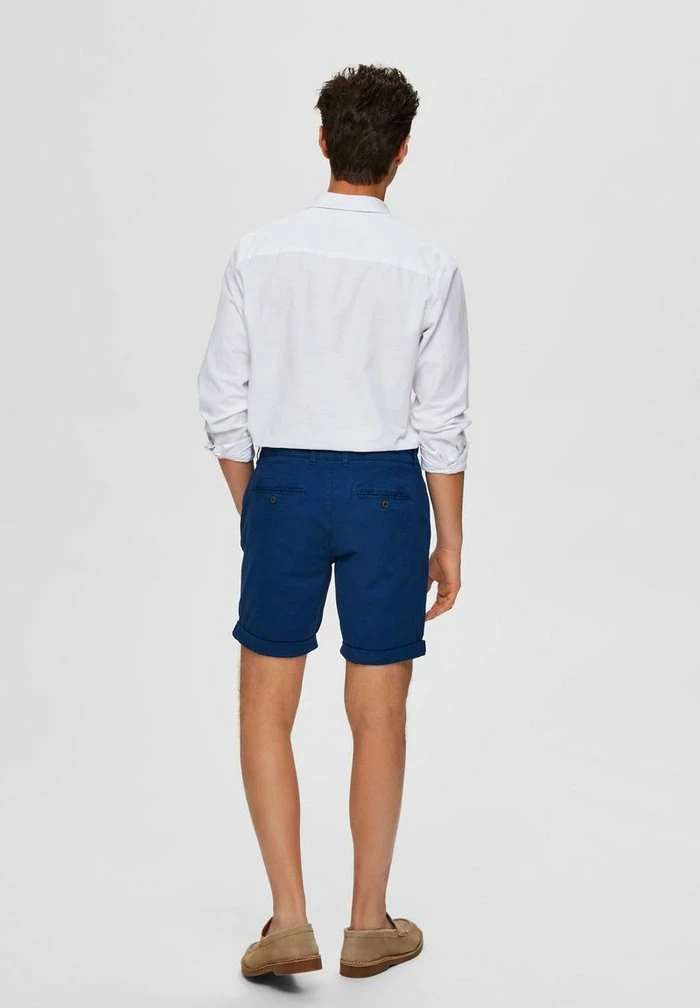 Grosses soldes 🎁 Selected Homme SLHSTRAIGHT PARIS - Short - Estate Blue ✨ 3 Grosses soldes 🎁 Selected Homme SLHSTRAIGHT PARIS - Short - Estate Blue ✨ – Image 3