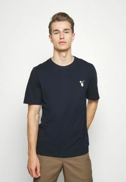 De gros 👍 Selected Homme SLHFRESNO - T-shirt Basique - Sky Captain 💯