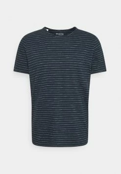Coupon ⭐ Selected Homme SLHMORGAN STRIPE O NECK TEE - T-shirt Basique - Dark Sapphire/egret 😉 -Selected Homme Soldes Boutique 907baa3371214e01a082bd70efdea7cf