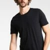 Nouveau 😍 Selected Homme SHDTHEPERFECT - T-shirt Basique - Black ⌛