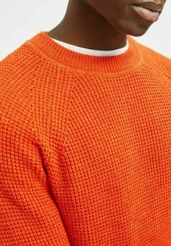Nouveau 🤩 Selected Homme Pullover - Pureed Pumpkin 🛒 -Selected Homme Soldes Boutique 92c2de310478471cb027db802080ae4a