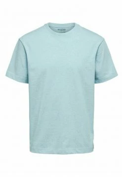 Nouveau 🎉 Selected Homme T-shirt Basique - Celestial Blue 🎁 -Selected Homme Soldes Boutique 939e22c2d3204310a53165550554c85a