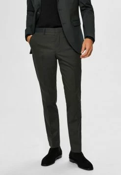 Meilleure vente 🔔 Selected Homme Pantalon Classique - Rifle Green 👍