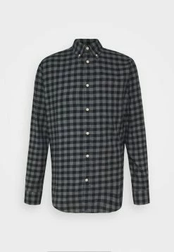 Promo 🤩 Selected Homme SLHSLIMFLANNEL - Chemise - Dark Blue 🔥 -Selected Homme Soldes Boutique 94818f635dc447a99d5b65030c11ad90