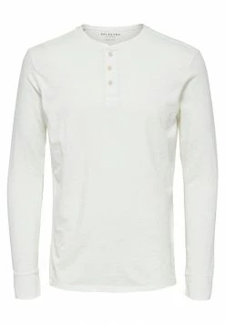 Sortie 🤩 Selected Homme T-shirt à Manches Longues - Bone White 😍 -Selected Homme Soldes Boutique 950adfd3857e46c39718c32ae14cfb0c