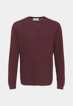 Vente flash 😉 Selected Homme SLHMASEI CREW NECK - Pullover - Winetasting ✨ -Selected Homme Soldes Boutique 952a0780210245ccb51782e393f36126