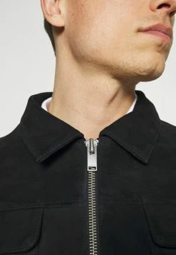 Bon marché 💯 Selected Homme SLHICONIC - Veste En Cuir - Black 😉 -Selected Homme Soldes Boutique 9815d575f0f84676bb158bf046d5485e