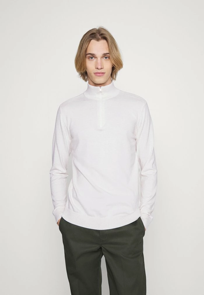 Top 10 🤩 Selected Homme SLHBERG HALF ZIP - Pullover - Egret/melange 🤩 3 Top 10 🤩 Selected Homme SLHBERG HALF ZIP - Pullover - Egret/melange 🤩 – Image 3