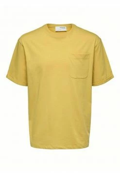 Remise 🌟 Selected Homme T-shirt Basique - Misted Yellow 🤩 -Selected Homme Soldes Boutique 993aefdd87e94ae59bb4a3b4840a5823