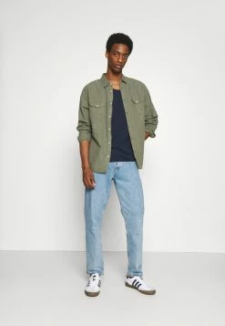 Tout neuf 🧨 Selected Homme SLHNEWMERCE O NECK TEE 2 PACK - T-shirt Basique - Winetasting/navy Blazer 😀