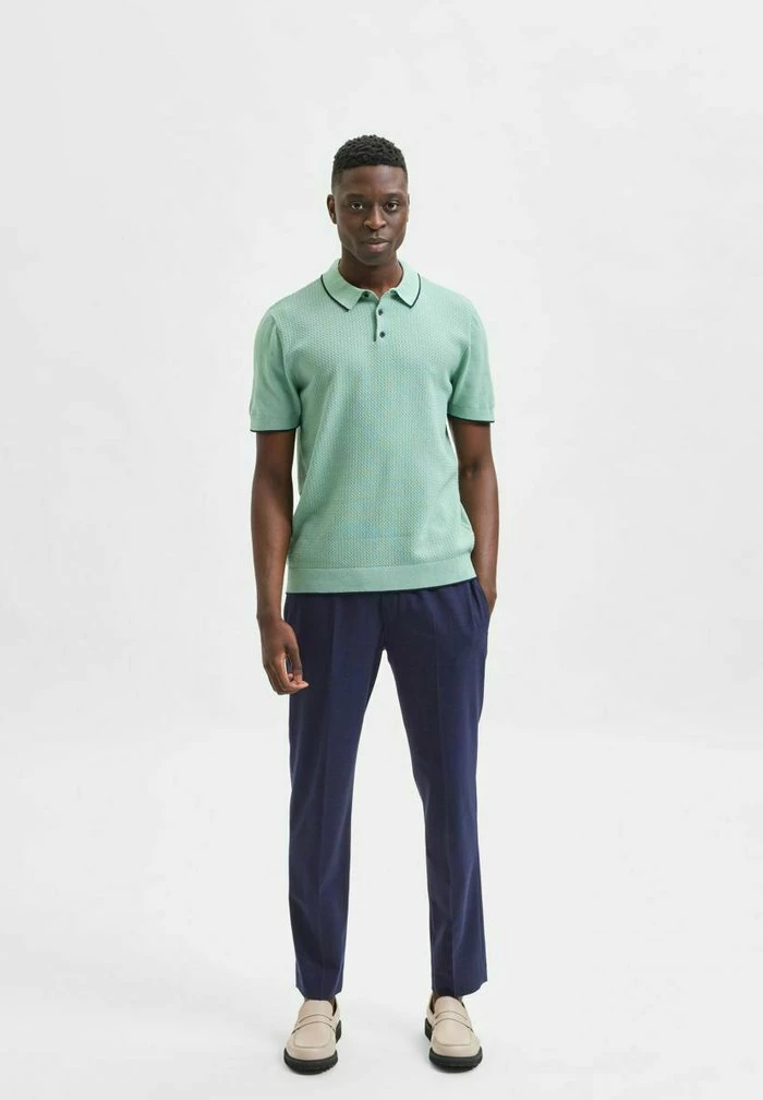Meilleure affaire 😀 Selected Homme Polo - Granite Green 😀 2 Meilleure affaire 😀 Selected Homme Polo - Granite Green 😀 – Image 2