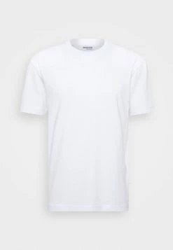 Meilleure vente ❤️ Selected Homme SLHLOOSEGILMAN O NECK TEE - T-shirt Basique - Bright White 💯 -Selected Homme Soldes Boutique 9ac7b2bea9404b488159a61a5126bd98