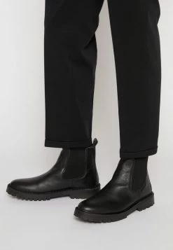 Budget 🛒 Selected Homme SLHRICKY CHELSEA BOOT - Bottines - Black 🛒