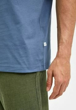 Meilleure vente 😍 Selected Homme SLHNORMAN SS O-NECK S NOOS - T-shirt Basique - Bering Sea 😉 -Selected Homme Soldes Boutique 9c309394b7ac4c9d8f14d8927546f253