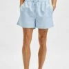 Bon marché ✔️ Selected Homme BEDRUKTE - Short De Bain - Chambray Blue 😀