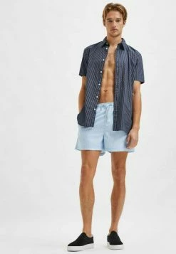 Bon marché ✔️ Selected Homme BEDRUKTE - Short De Bain - Chambray Blue 😀 -Selected Homme Soldes Boutique 9dfb6b49b76544d9b8002e27676b71eb