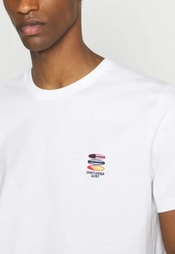 Acheter 🤩 Selected Homme SLHFATE CAMP O NECK TEE - T-shirt Imprimé - Bright White 😍 -Selected Homme Soldes Boutique 9ec4d33d0bfa45c28e577f479c536bcb