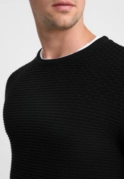 Grosses soldes ⌛ Selected Homme SHHNEWDEAN CREW NECK - Pullover - Black ⌛ -Selected Homme Soldes Boutique 9ef2719029a14ebba6c047e467af3265