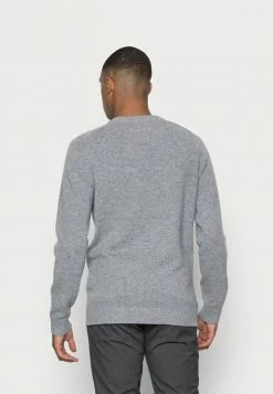 Coupon ❤️ Selected Homme SLHNEWCOBAN - Pullover - Medium Grey Melange 😍 -Selected Homme Soldes Boutique 9f90a82b0e17416197853c4cf130433c
