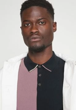 Sortie 😀 Selected Homme MASON BLOCK - Polo - Elderberry/oatmeal/sky Captain 😀 -Selected Homme Soldes Boutique a020bc3569bb46db87817d15a002baec