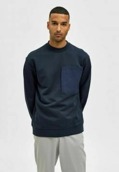 Coupon 😍 Selected Homme Sweatshirt - Sky Captain 🎁