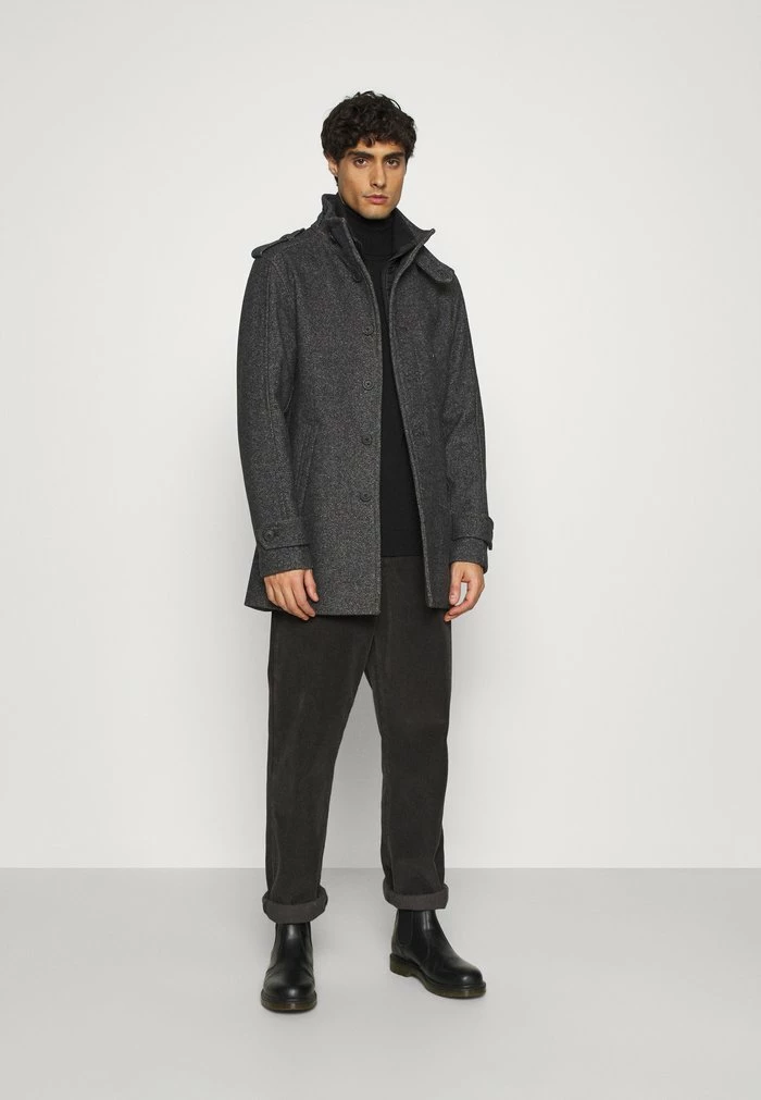 Coupon 🛒 Selected Homme SLHNOAH 🧥 COAT - Manteau Classique - Dark Grey/salt/pepper 🌟 2 Coupon 🛒 Selected Homme SLHNOAH 🧥 COAT - Manteau Classique - Dark Grey/salt/pepper 🌟 – Image 2