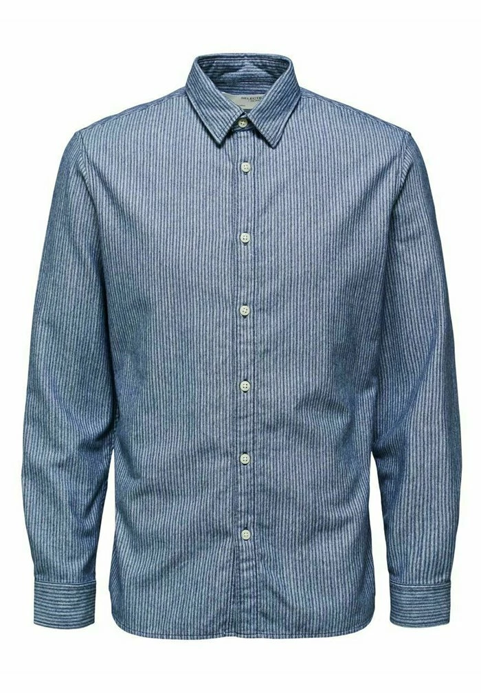 De gros 🧨 Selected Homme SLHSLIMPUMP 👚 SHIRT STRIPES - Chemise Classique - Dark Blue 🛒 6 De gros 🧨 Selected Homme SLHSLIMPUMP 👚 SHIRT STRIPES - Chemise Classique - Dark Blue 🛒 – Image 6