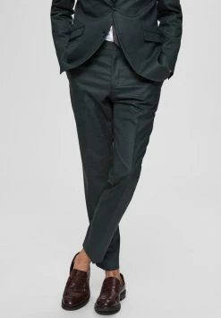 Promo ✔️ Selected Homme SLIM FIT - Pantalon De Costume - Dark Green ⌛